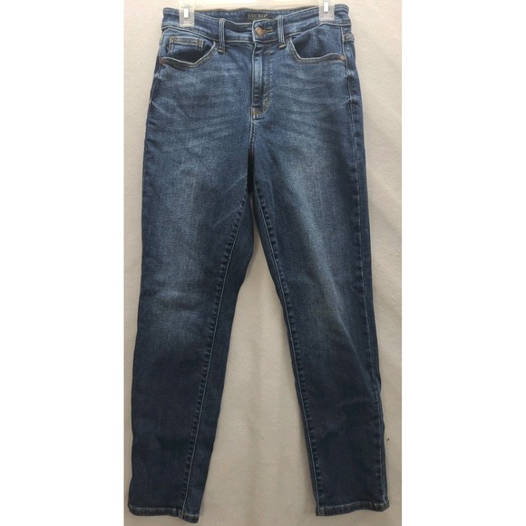 Judy Blue Denim - Judy Blue Size 7 28 Slim Fit Dark Wash Med Rise